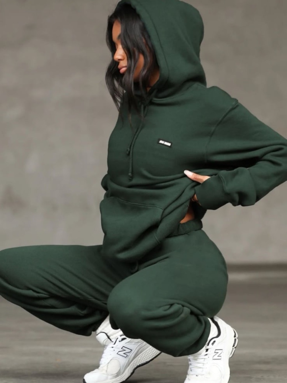 Joah brown oversized hoodie